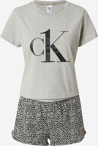 Calvin Klein Underwear Kort pyjamas i grå: framsida