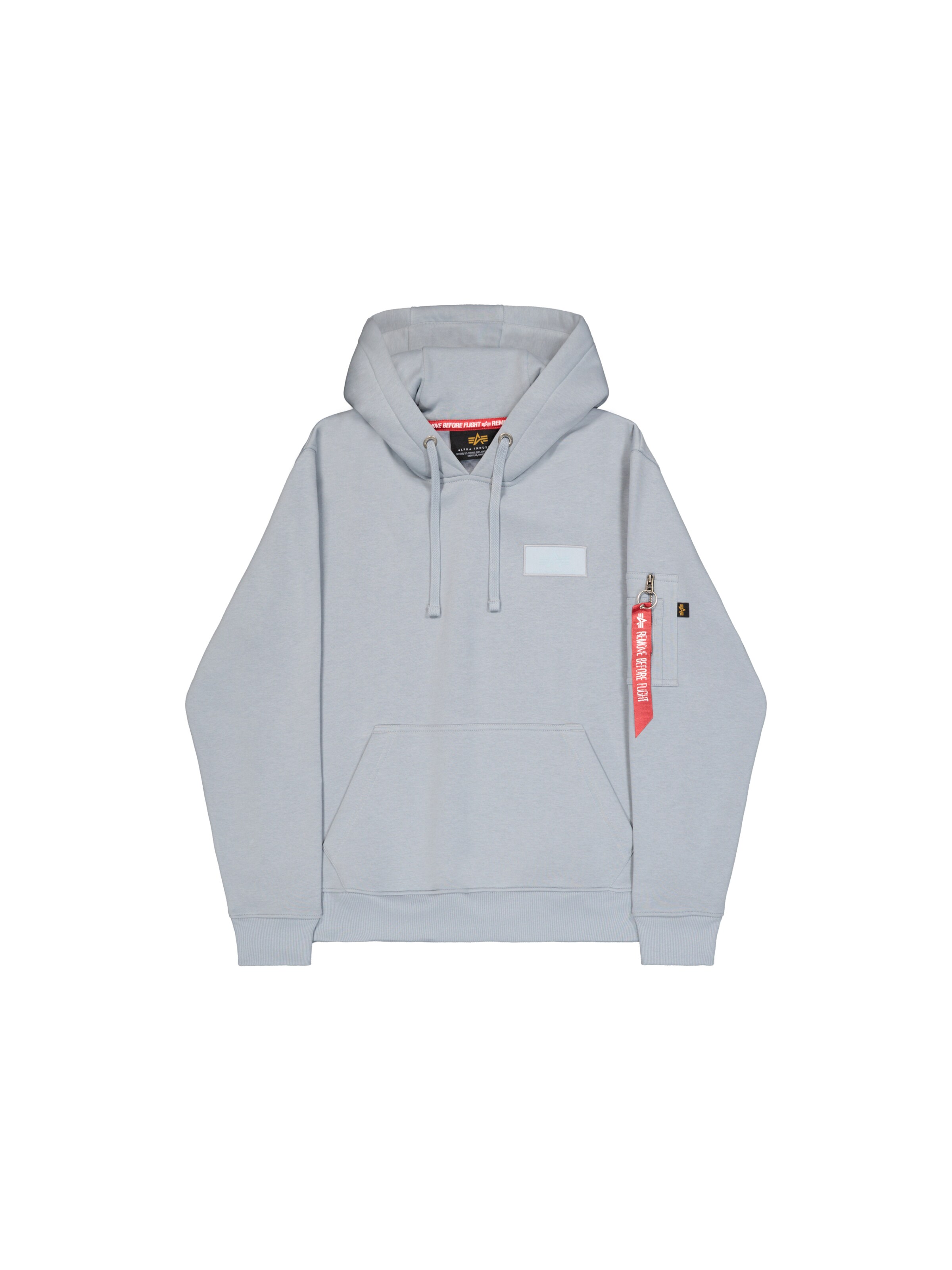 ALPHA INDUSTRIES Sweatshirt in Grau: Vorderseite