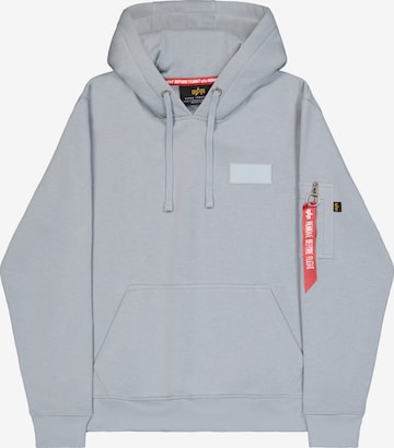 ALPHA INDUSTRIES Sweatshirt in Grau: Vorderseite