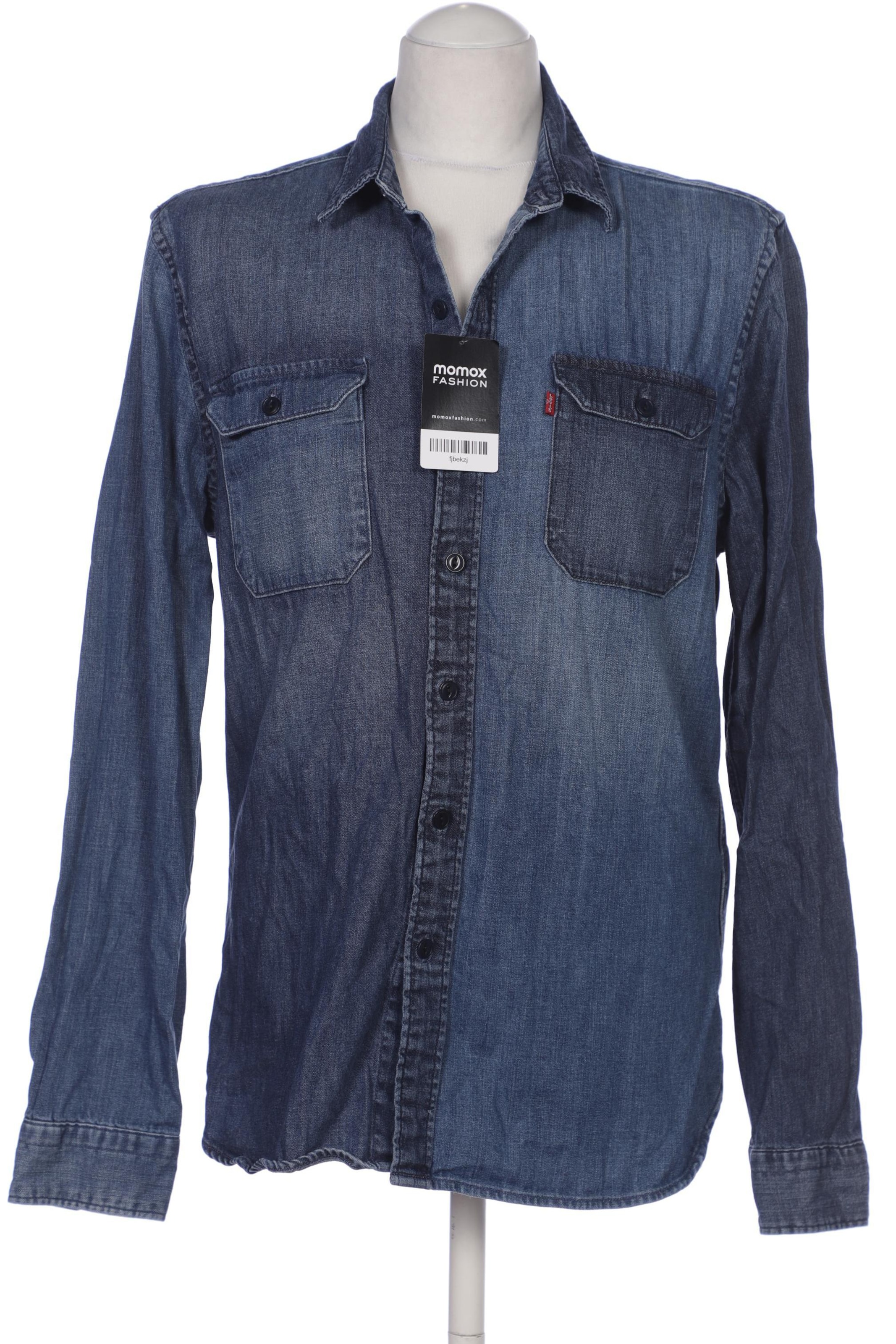 LEVI'S ® Hemd M in Blau: Vorderseite