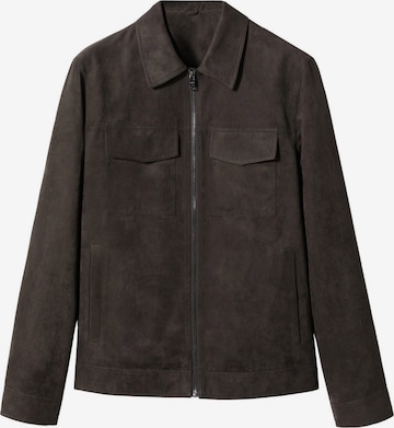 MANGO MAN Between-Season Jacket 'Jansen' in Brown: front