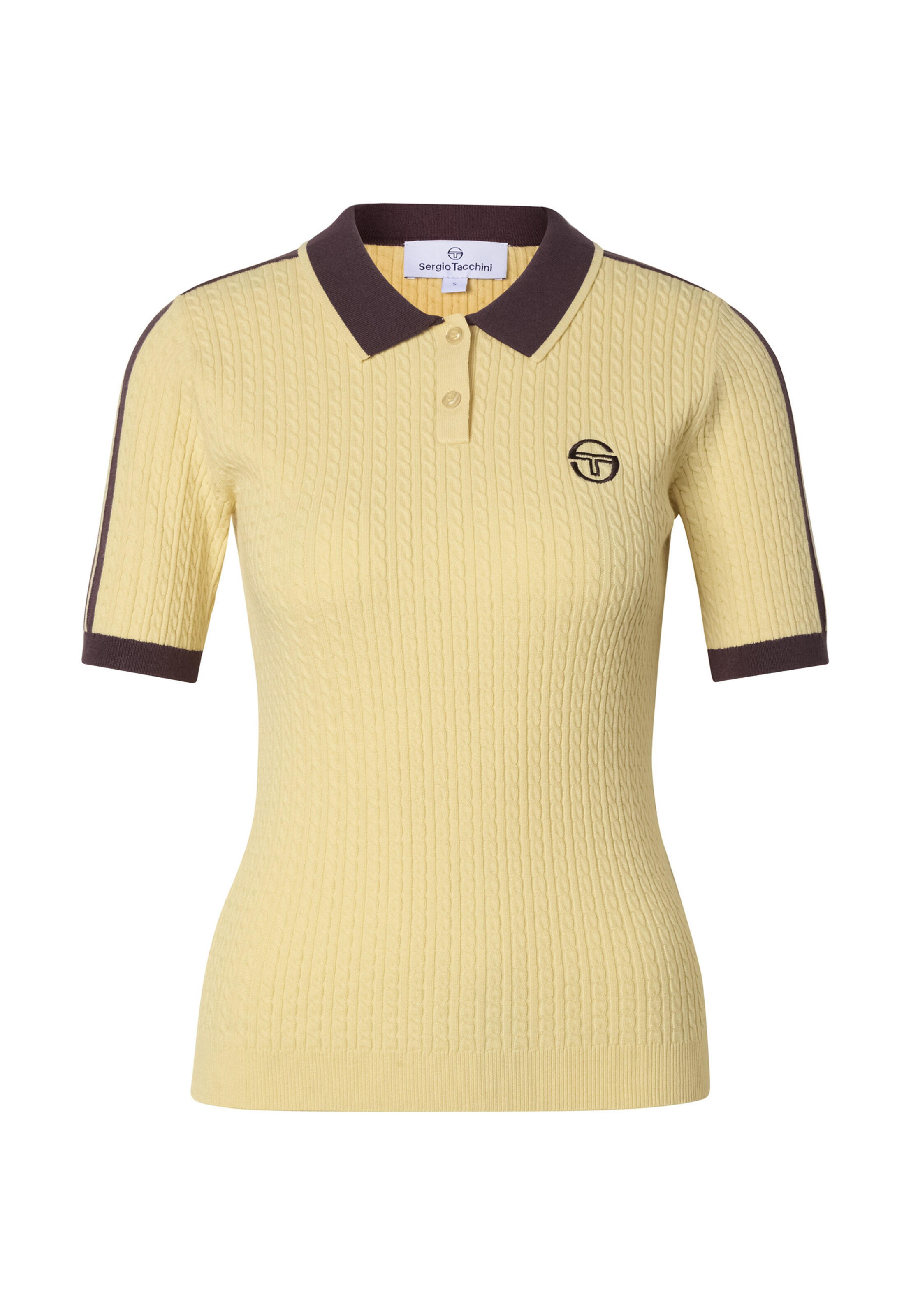 Sergio Tacchini Shirt 'Boston' in Geel: voorkant