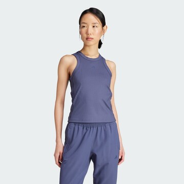 ADIDAS PERFORMANCE - Top deportivo 'All Gym' en azul: frente