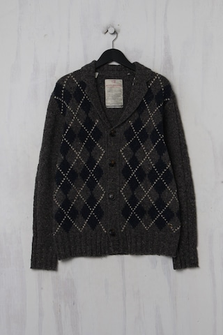 SCOTCH & SODA Baumwoll-Strickjacke L in Grau: predná strana