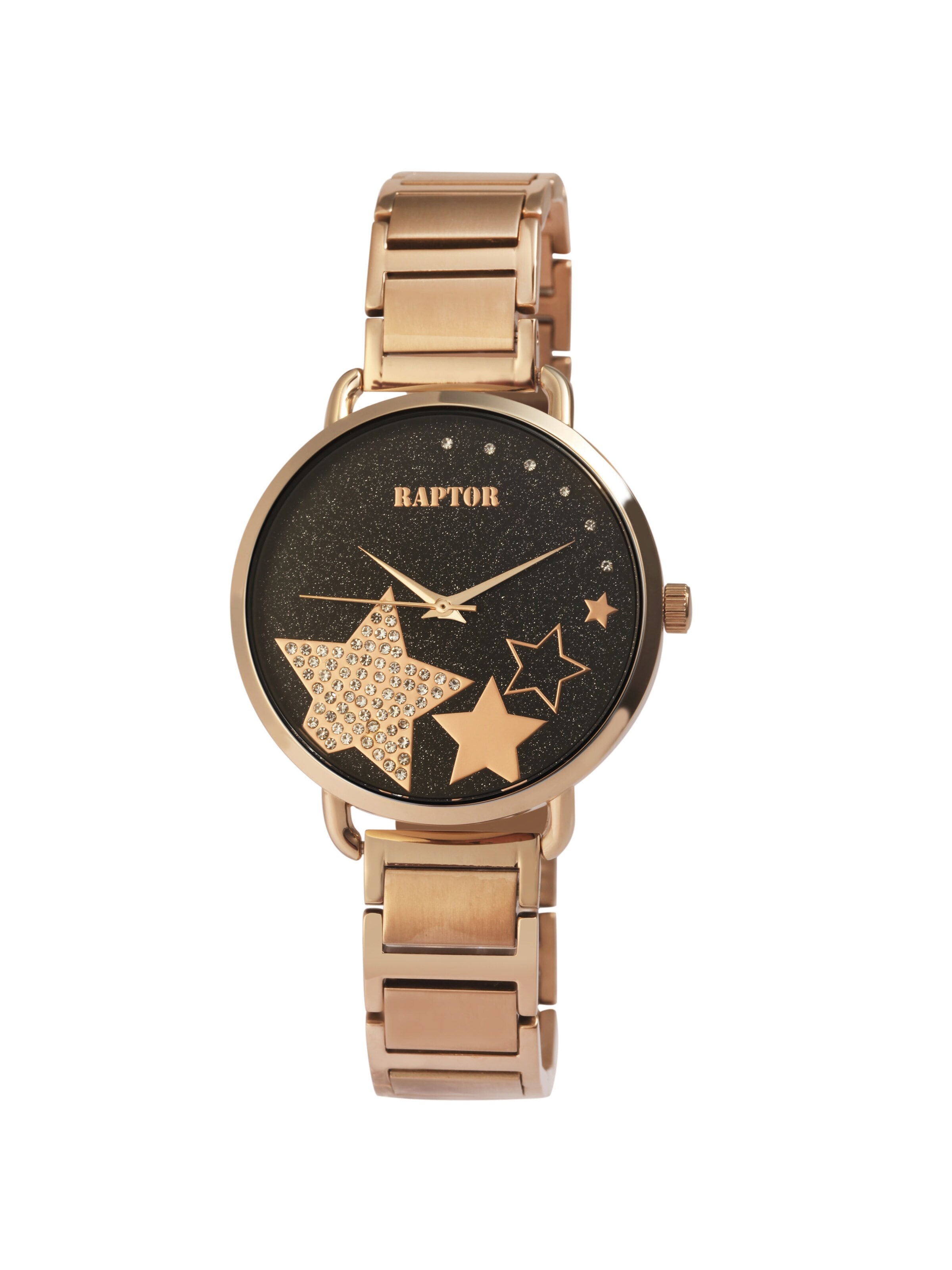 Raptor Analog Watch 'Sina, 3 ATM' in Gold