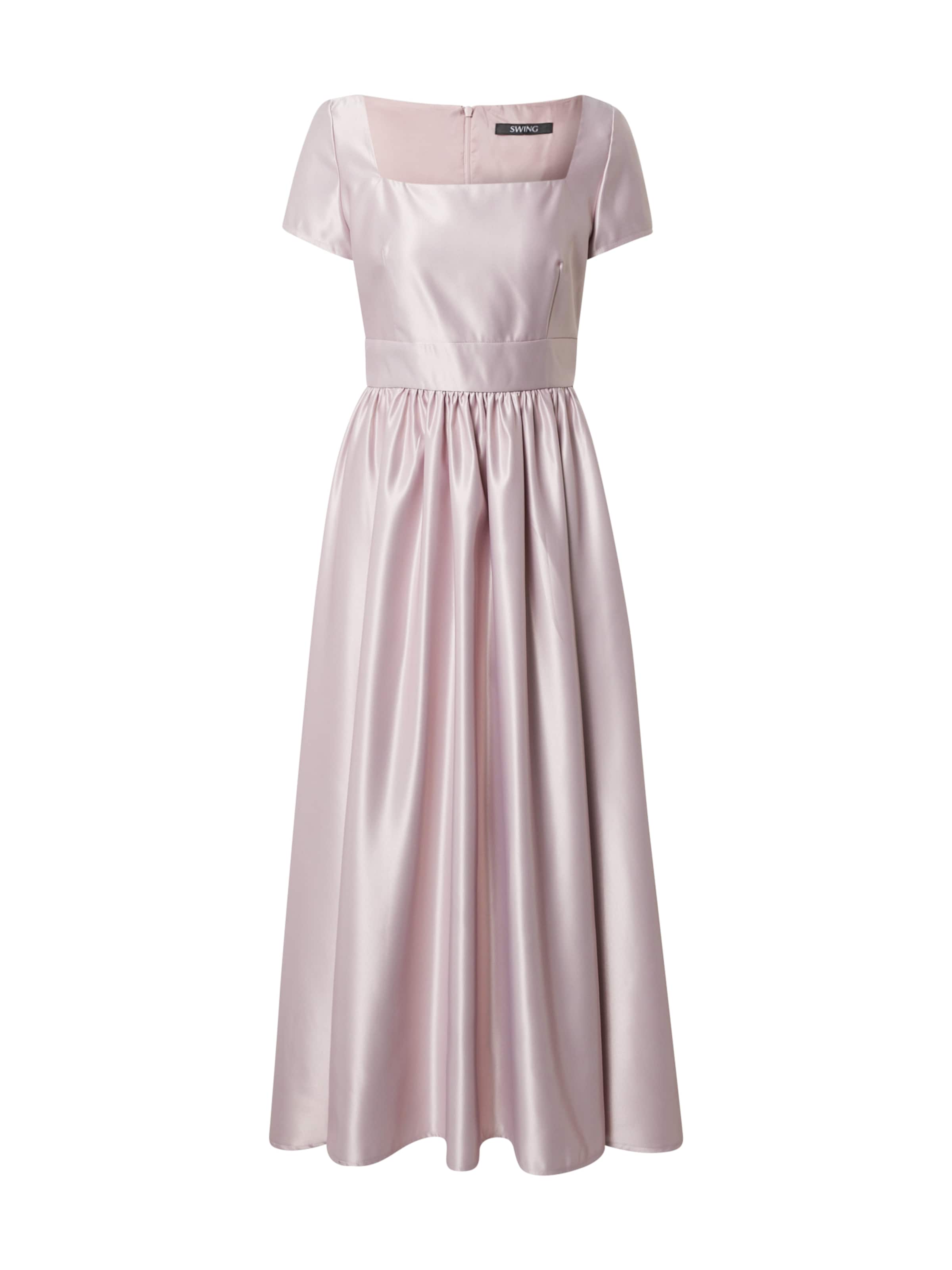 Robe de soirée SWING en rose : devant