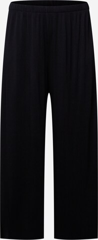 Loosefit Pantalon 'Dion' ABOUT YOU Curvy en noir : devant