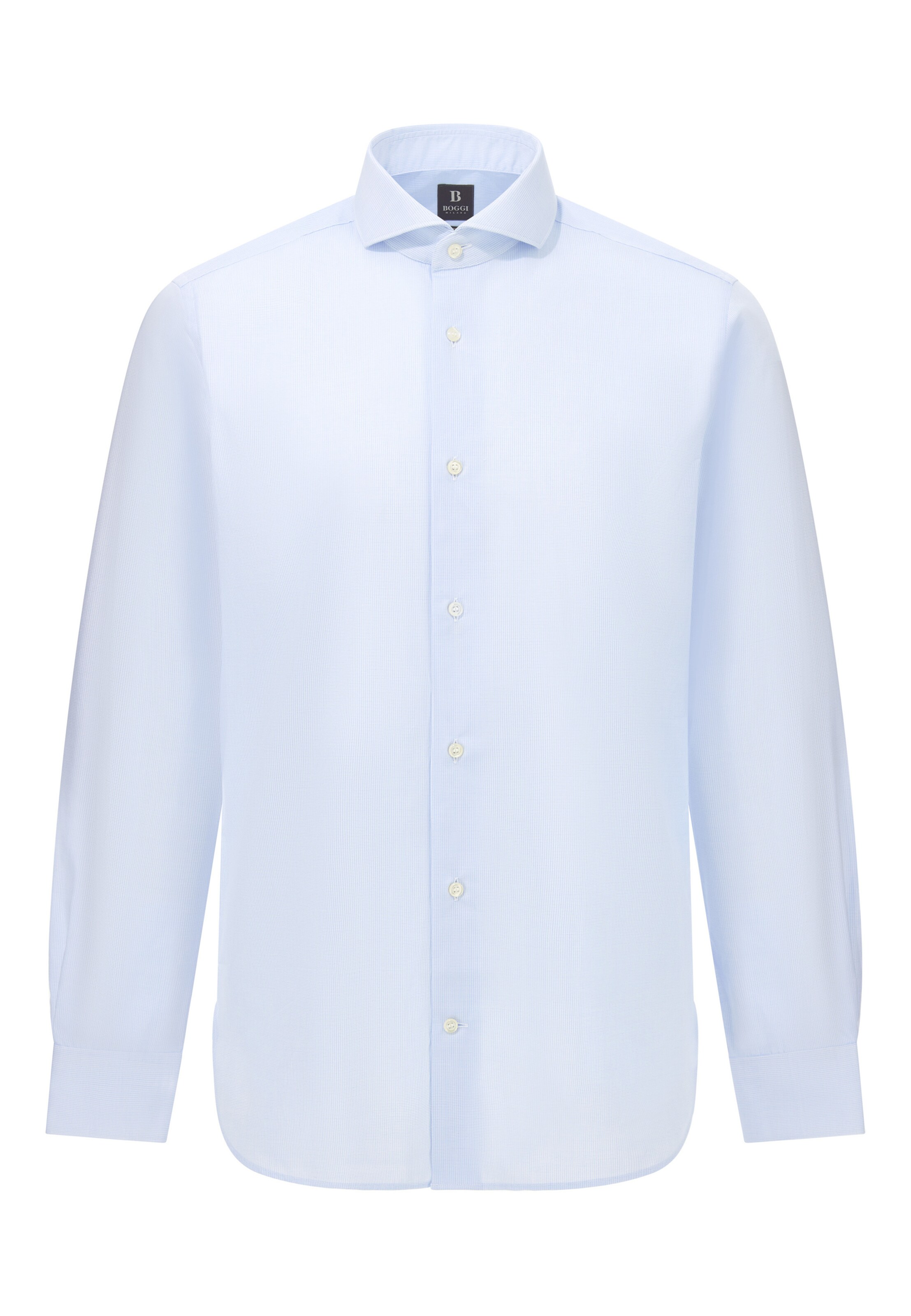 Boggi Milano Slim fit Button Up Shirt in Blue: front