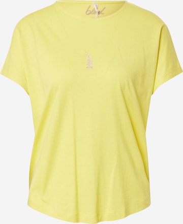 T-shirt bleed clothing en jaune : devant