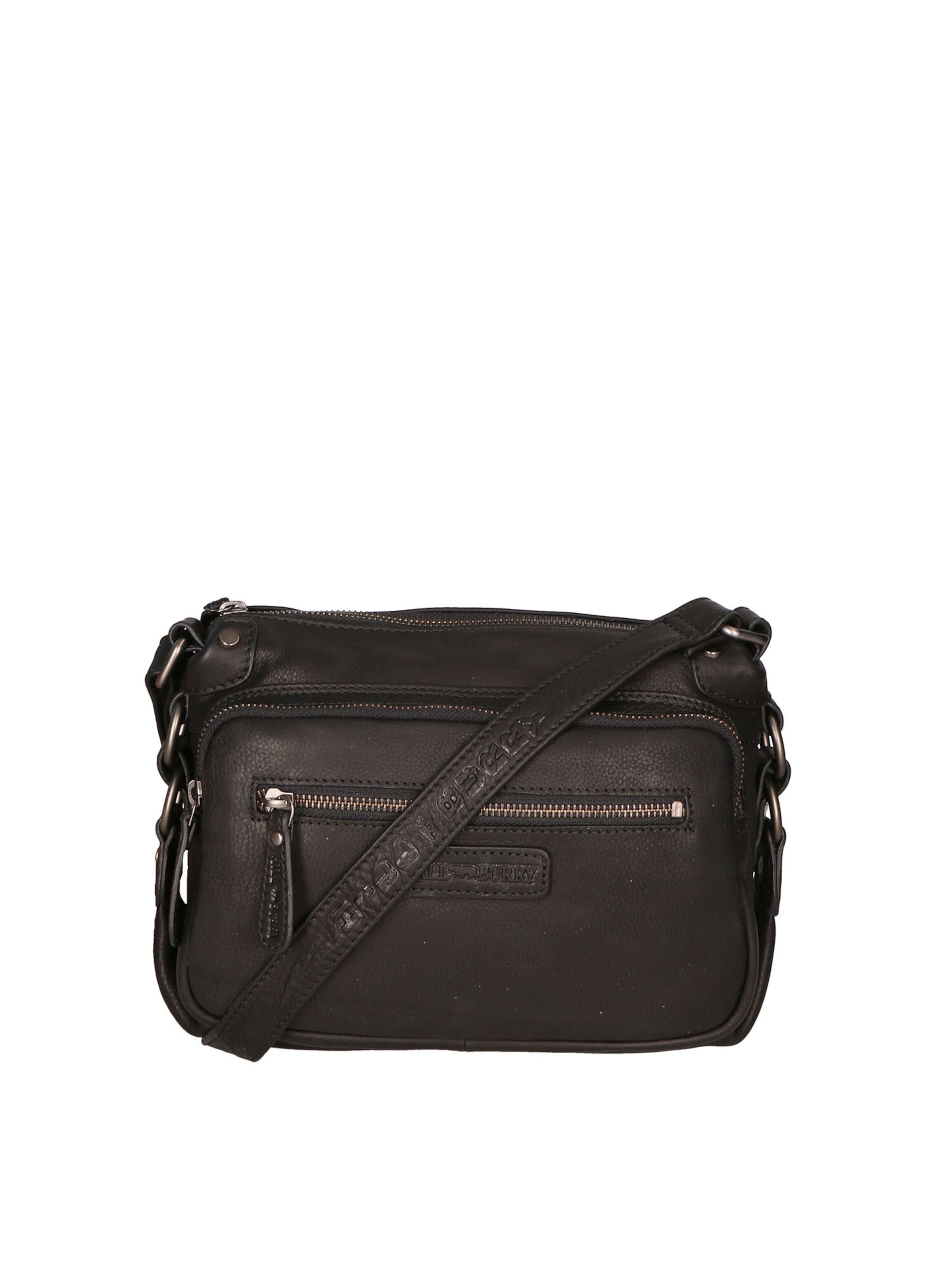 Borsa a tracolla di HILL BURRY in nero: frontale