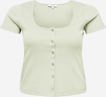 ABOUT YOU Curvy - Camisa 'Samara' em verde: frente