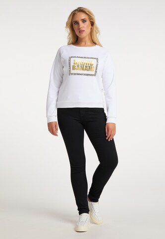 Bruno Banani Sweatshirt 'Alexader' in Wit