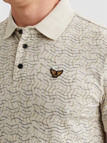 PME Legend - Camiseta 'Polo shirt in 100% cotton with allover print' en beige