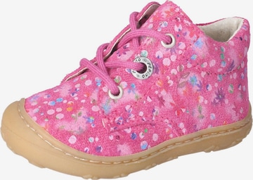 PEPINO by RICOSTA First-Step Shoes in Pink: front