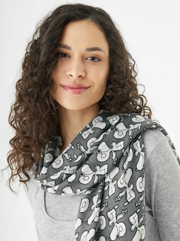 CODELLO Šála 'SNOOPY' – šedá