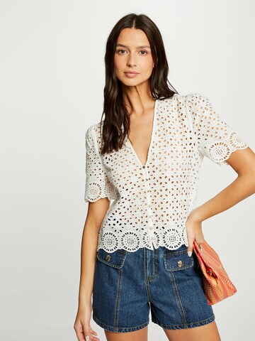 Morgan Blouse in Wit