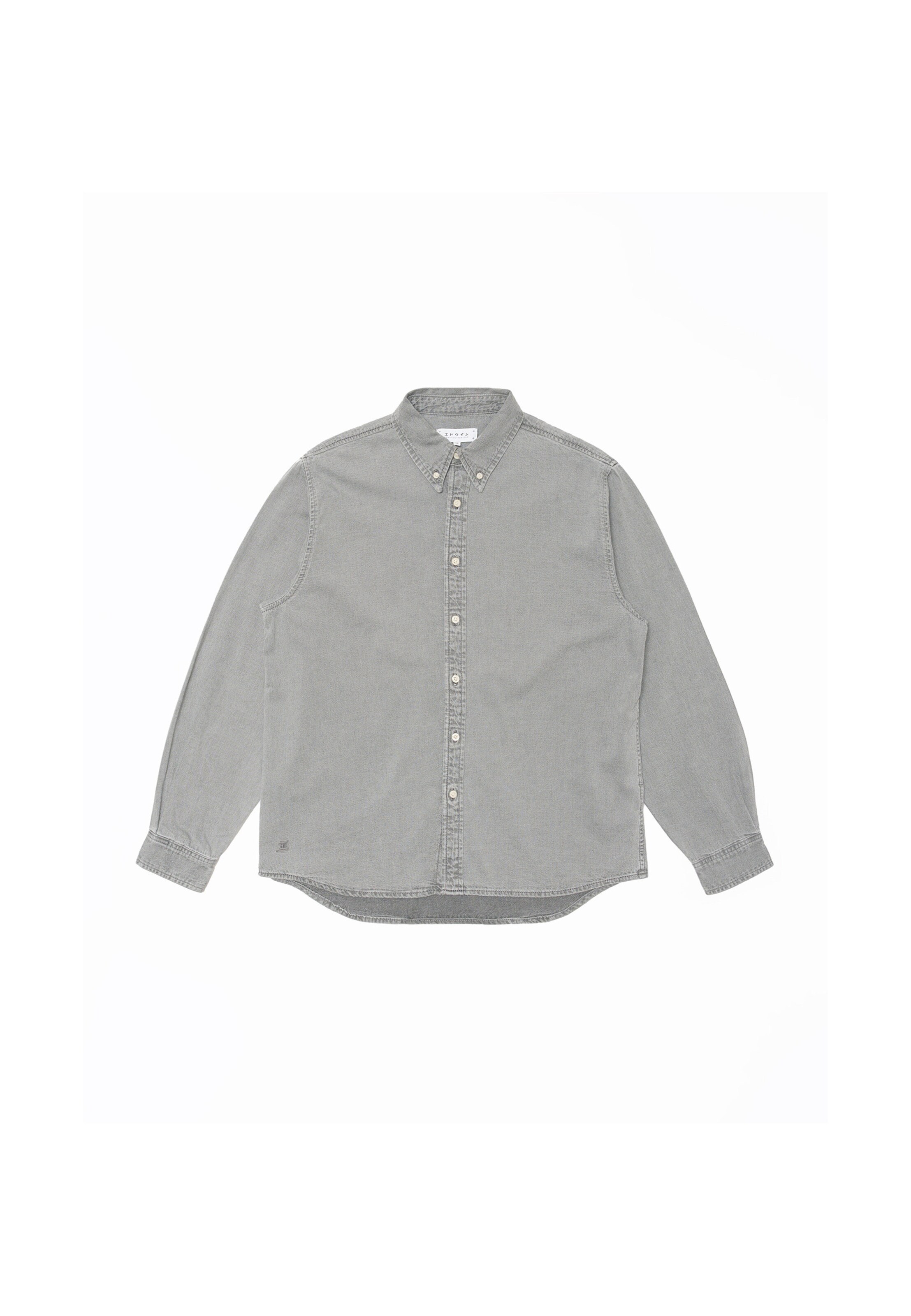 EDWIN - Regular Fit Camisa 'Arlo' em preto: frente