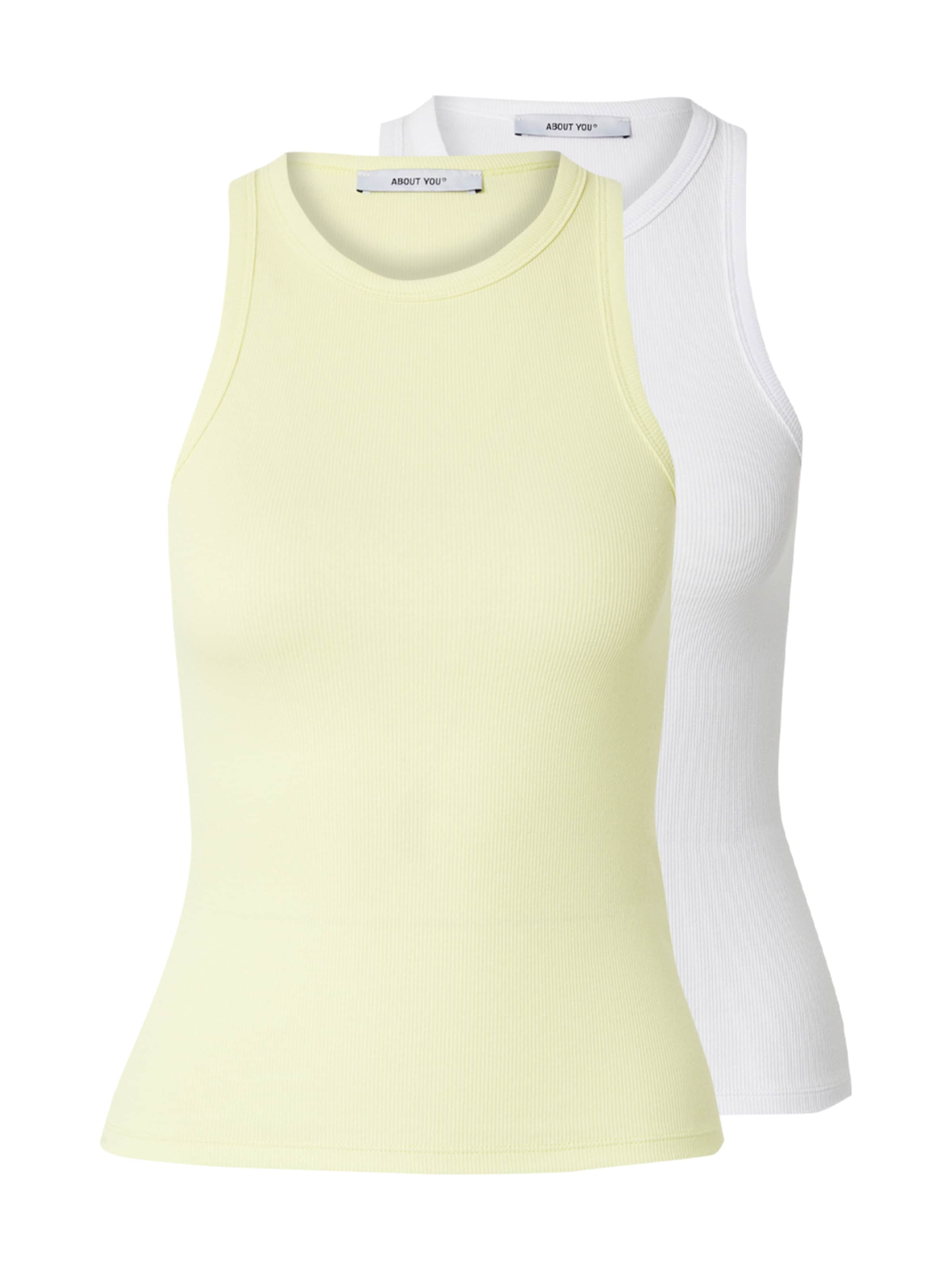 ABOUT YOU Top 'Anian' in Gelb: Vorderseite