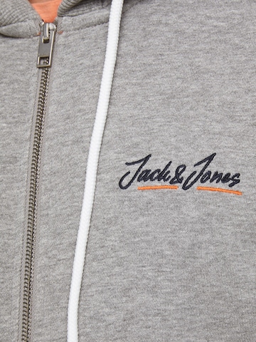 JACK & JONES Sweatjacke 'Tons' in Grau