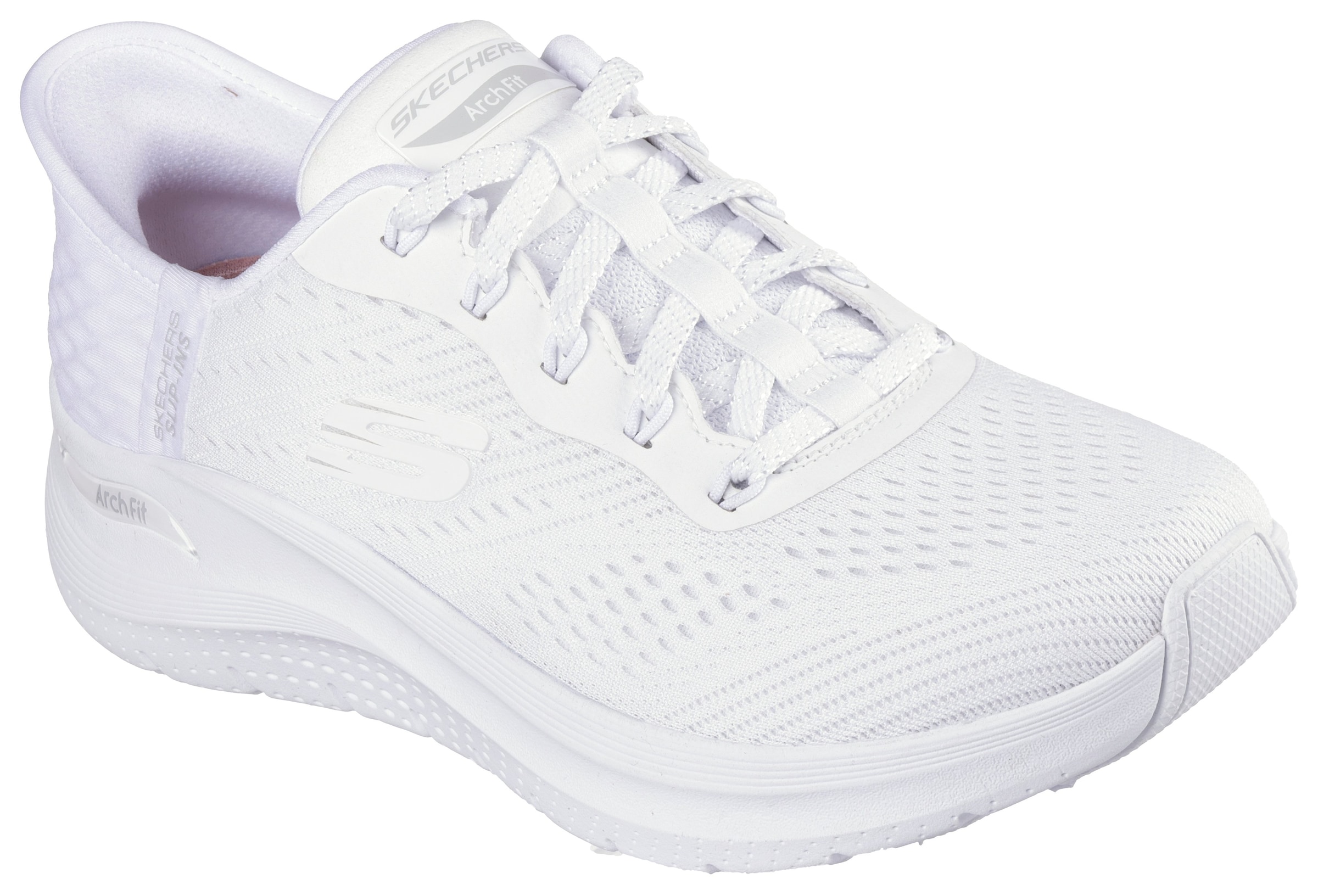 Baskets basses SKECHERS en blanc