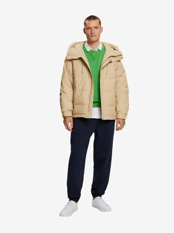 ESPRIT Winterjacke in Beige