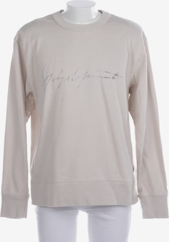 ADIDAS Sweatshirt & Zip-Up Hoodie in L in White: front