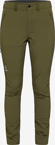 Haglöfs Slimfit Outdoorhose in Grün: predná strana