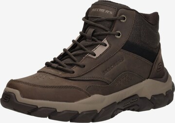 SKECHERS Lace-up boot 'Santoro - Hopkins' in Brown: front