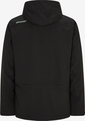 ZIENER Athletic Jacket 'TAFAR' in Black