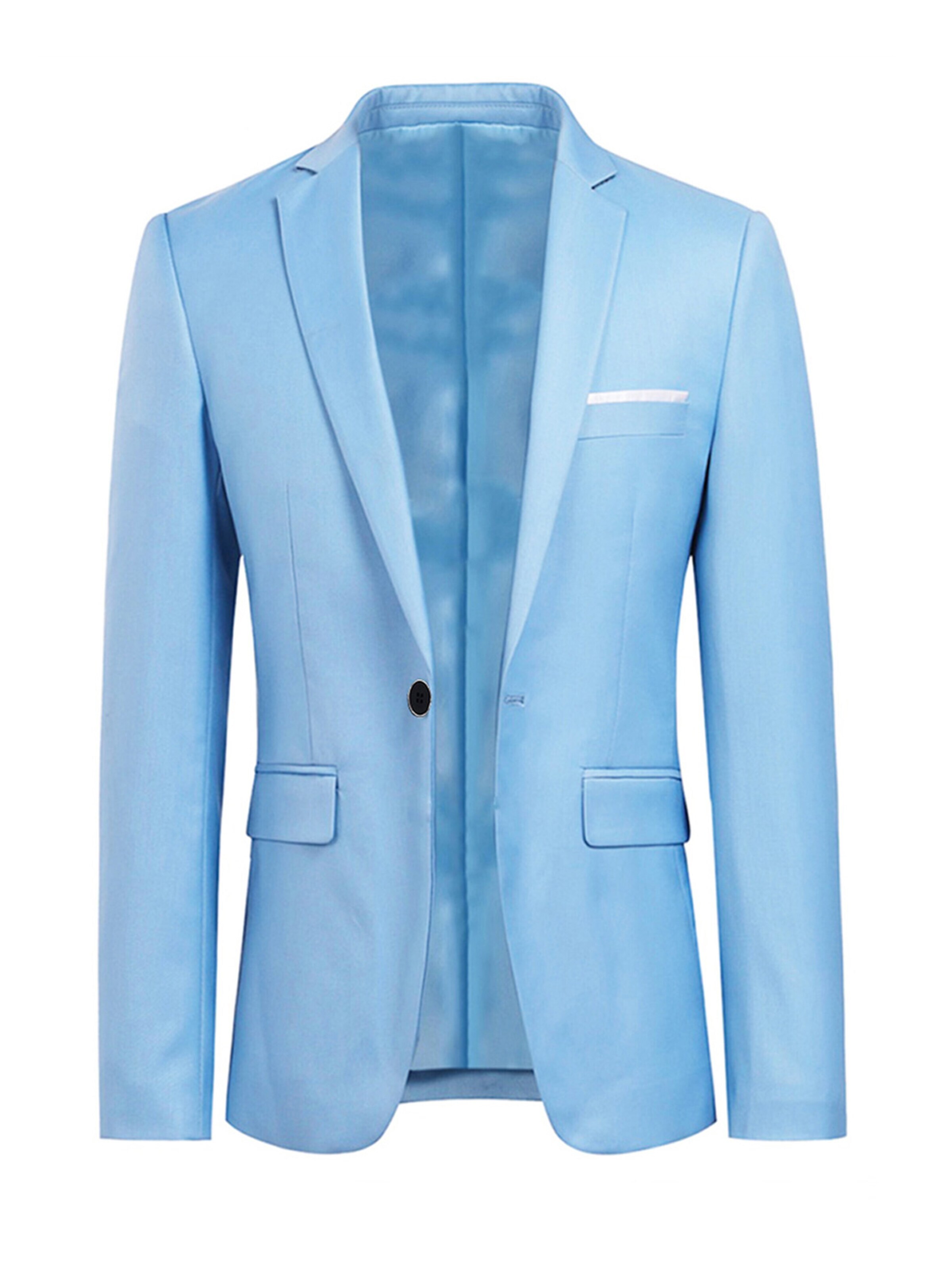 YOUTHUP Suit Jacket 'Prägung' in Blue: front
