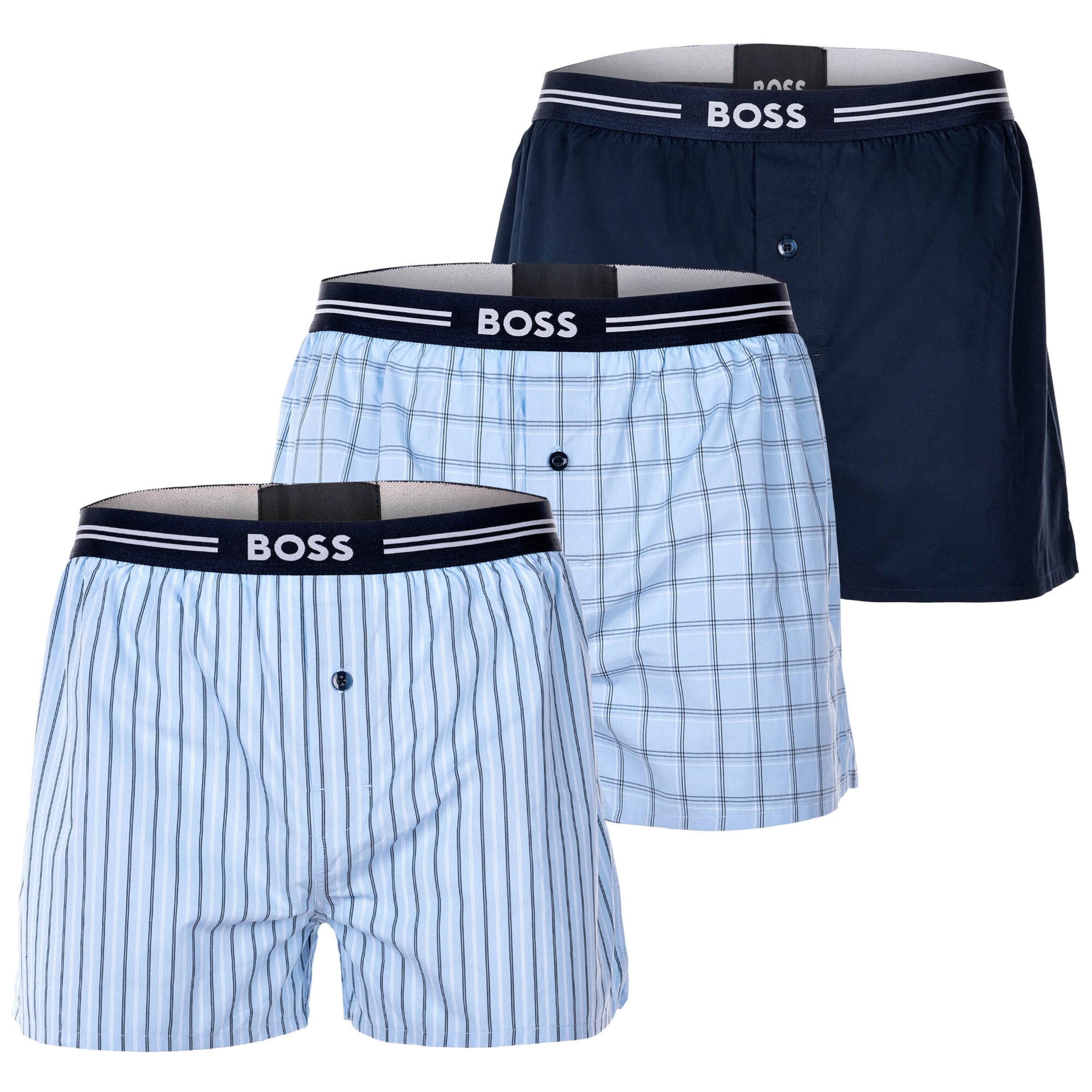 BOSS Boxer shorts in Blue: front