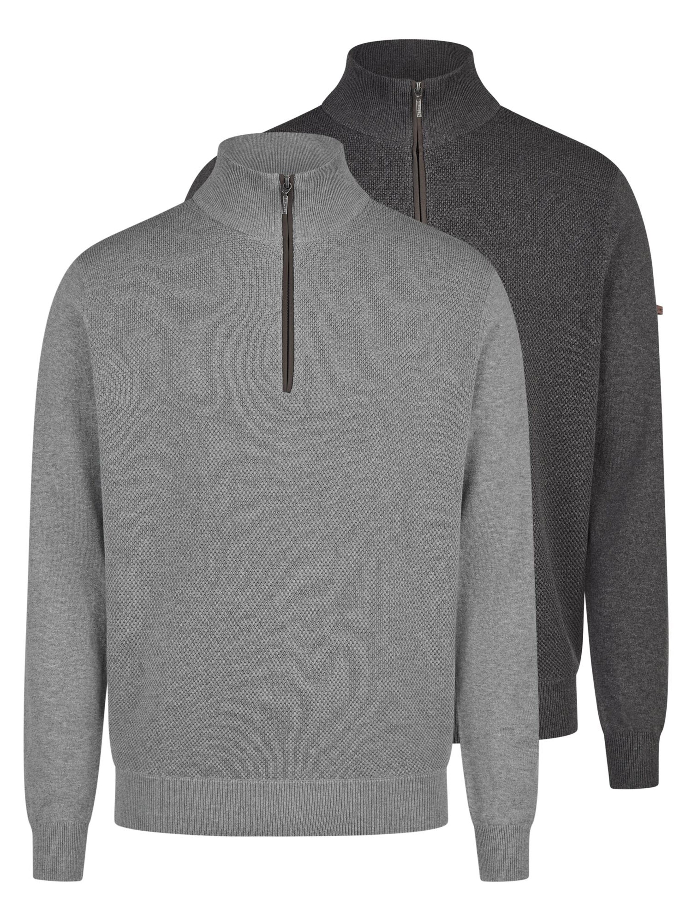 redmond Sweater 'Basic' in Silver: front
