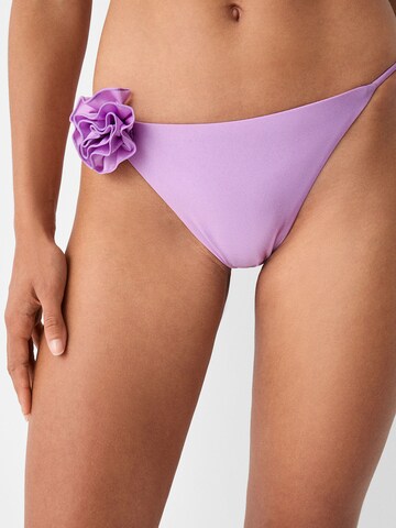 Bershka Bikinihose in Lila