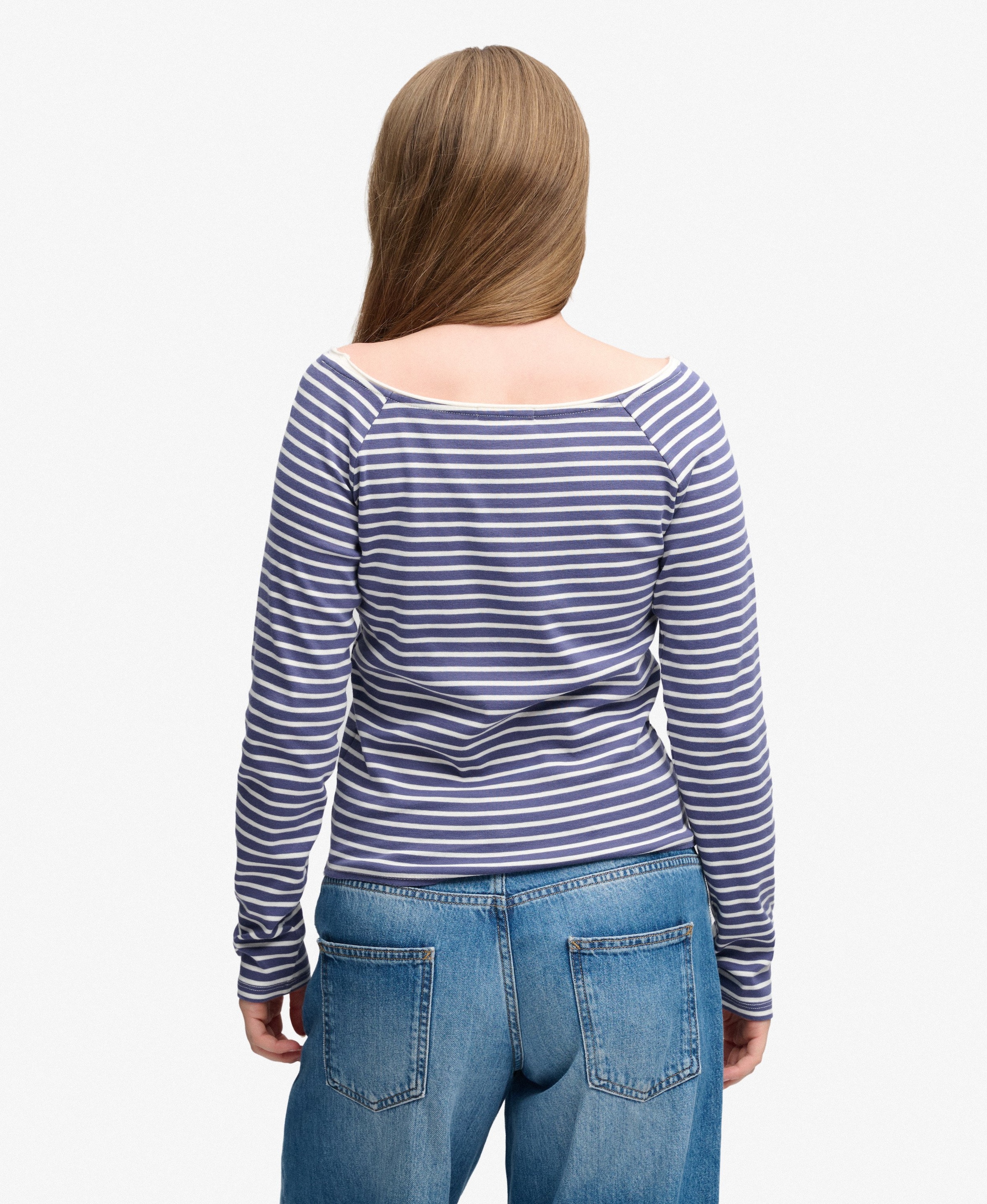 Superdry & Co Shirt 'Bardot' in Blue