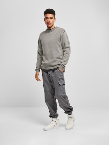pelēks Urban Classics Džemperis 'Washed Sweater'