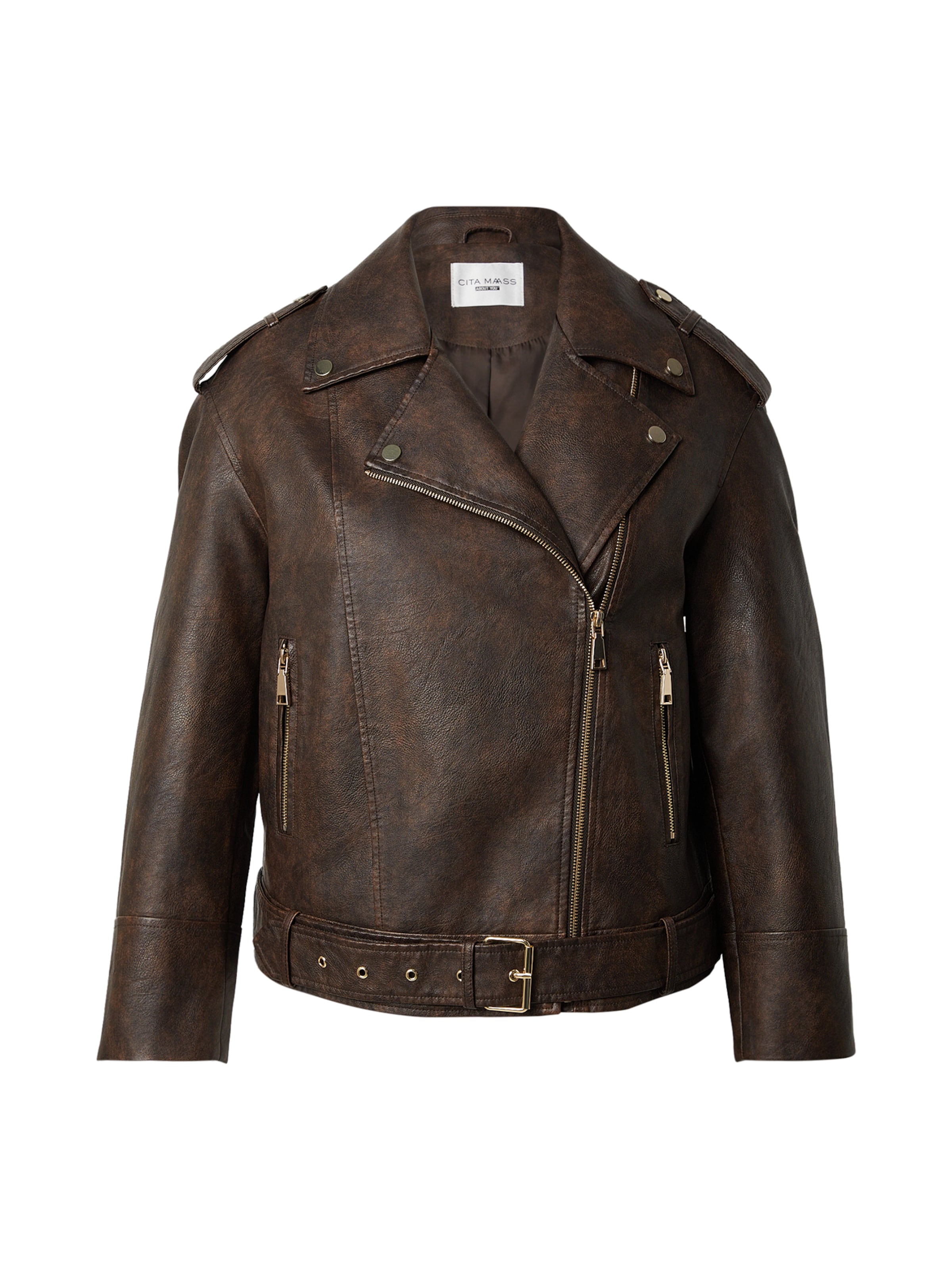 CITA MAASS Overgangsjakke i brun: forside