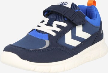 Hummel Sneakers in Blauw: voorkant