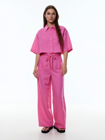 EDITED Wide leg Broek 'Marthe' in Roze