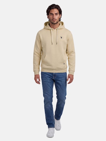 U.S. POLO ASSN. Sweatshirt in Beige