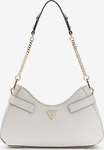 GUESS Чанта за през рамо 'SERENOVA' в бяло: отпред