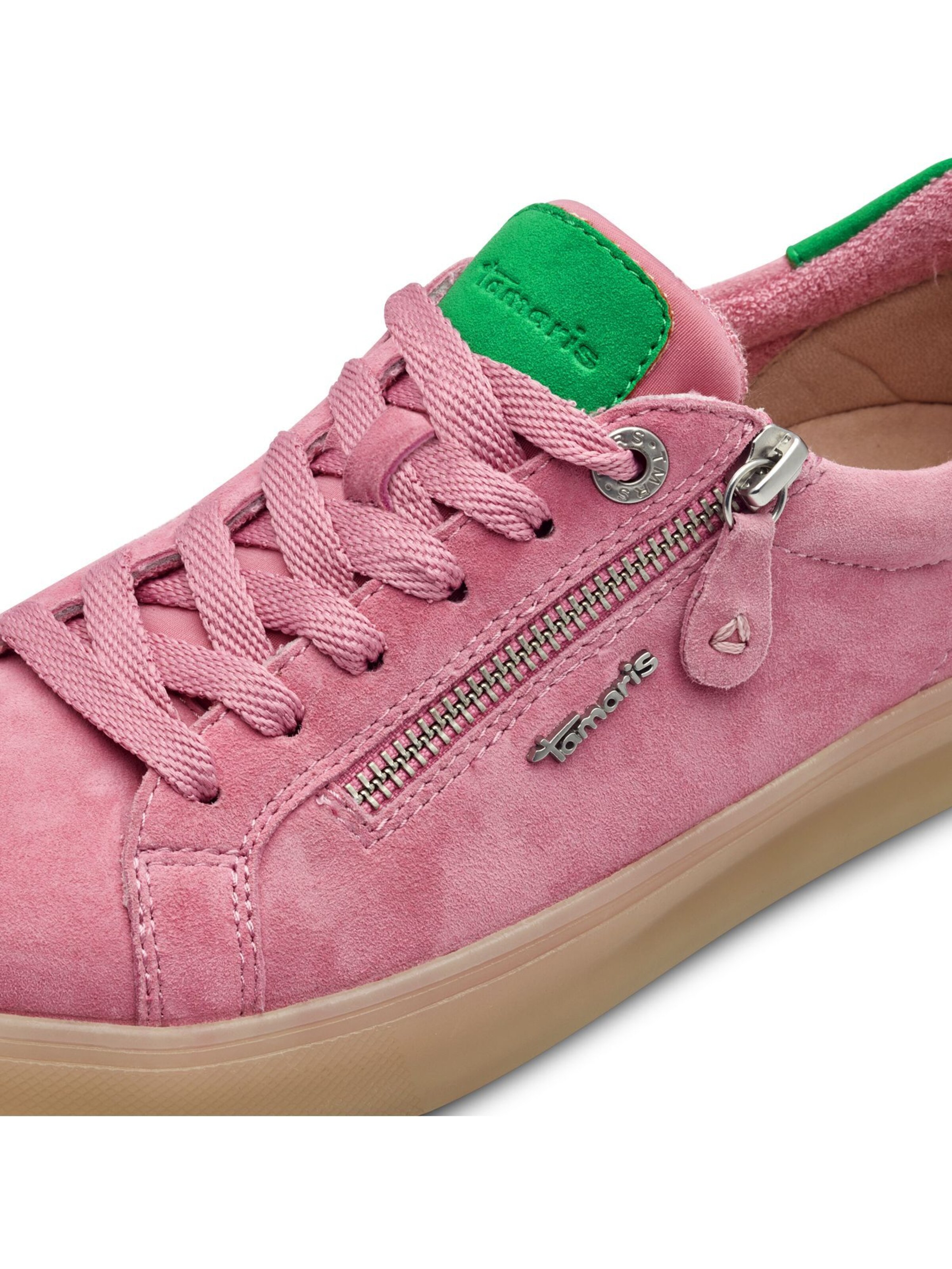 Baskets basses Tamaris en rose