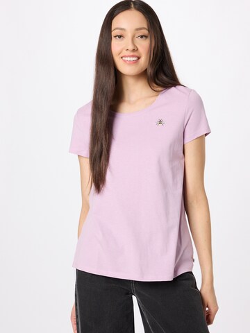 TOM TAILOR DENIM T-Shirt in Lila: predná strana