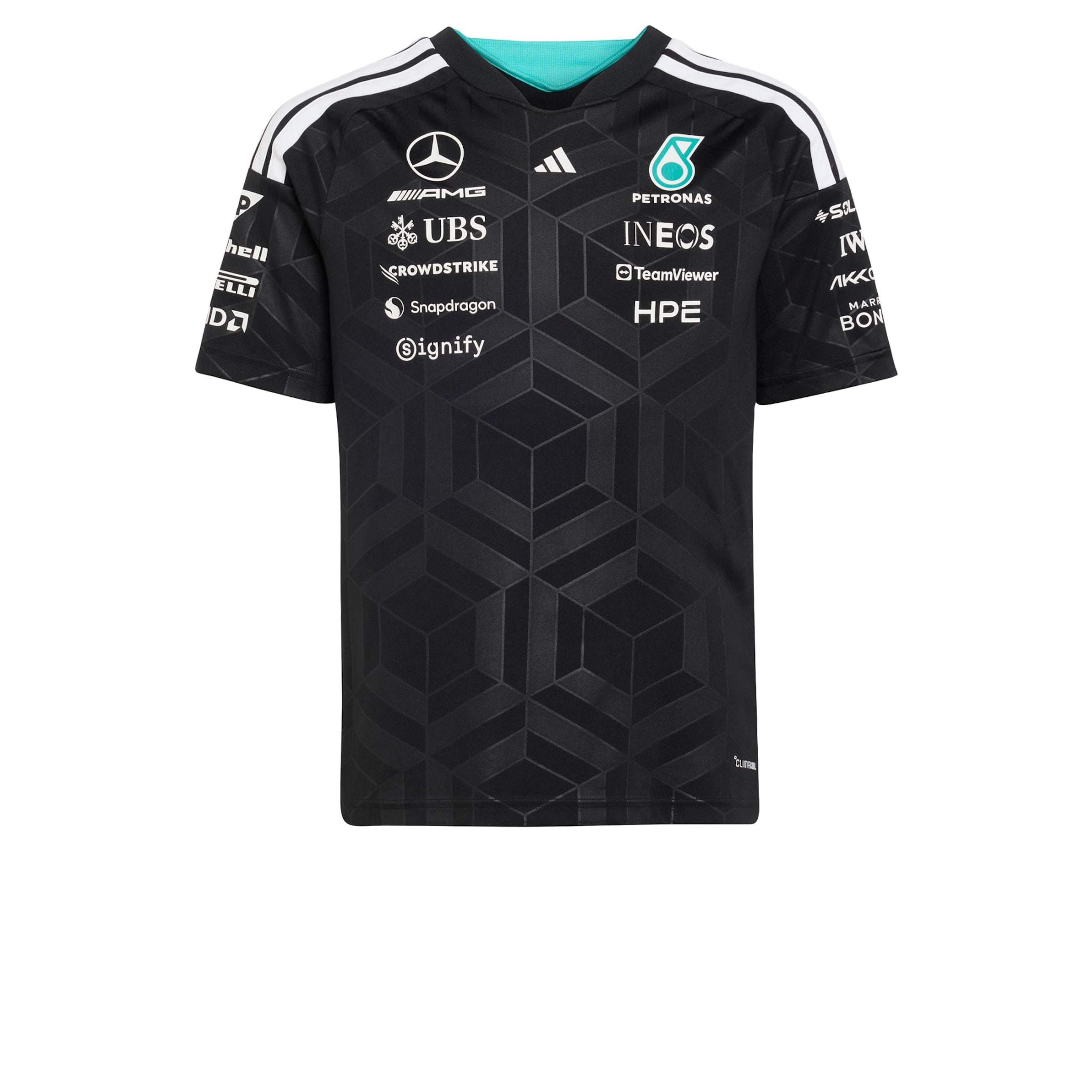 ADIDAS PERFORMANCE - Camiseta funcional 'Mercedes-AMG Petronas Formula 1 Team' en negro: frente