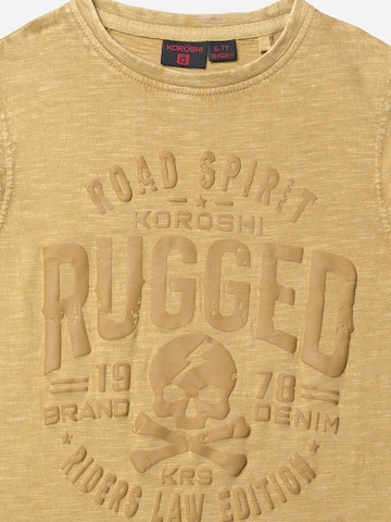 T-Shirt KOROSHI en jaune