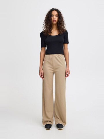 ICHI - Loosefit Pantalón 'Katine' en marrón