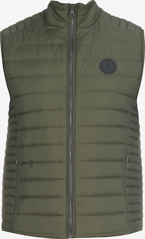 Le Temps Des Cerises Vest 'CROZ' in Green: front