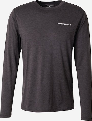 T-Shirt fonctionnel 'Abdon' ENDURANCE en noir : devant
