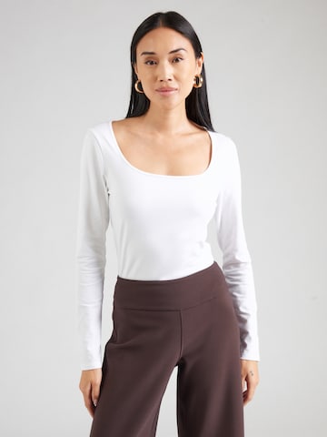 UNITED COLORS OF BENETTON Shirts i hvid: forside