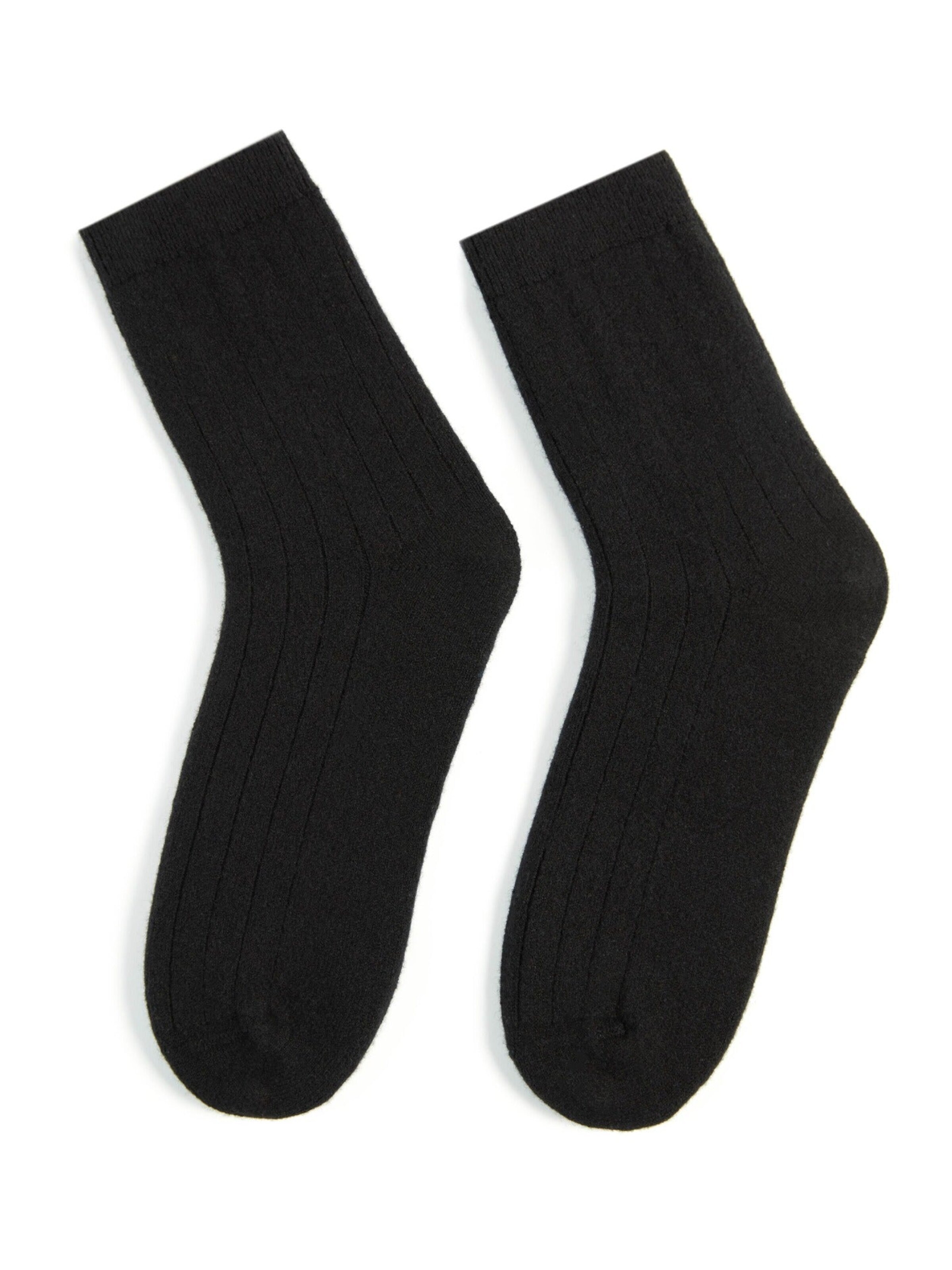 GOBI Cashmere Sockor i svart: framsida