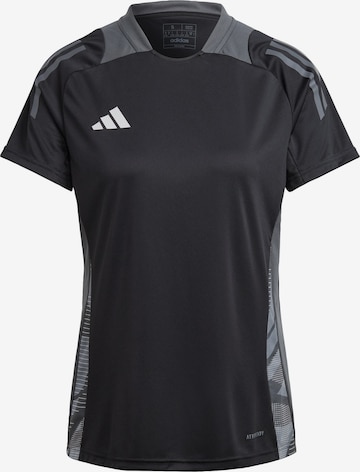 Maillot 'Tiro 24' ADIDAS PERFORMANCE en noir : devant